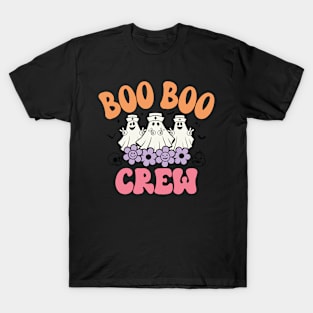 Boo Boo Crew Nurse Shirts Halloween Nurse Shirts for Women T-Shirt
